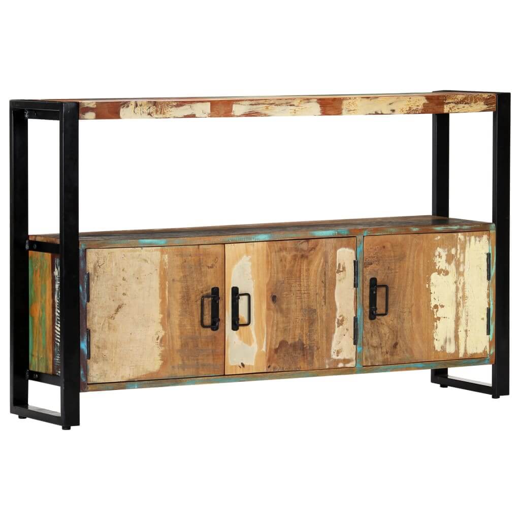 Sideboard 120X30X75 Cm Solid Reclaimed Wood