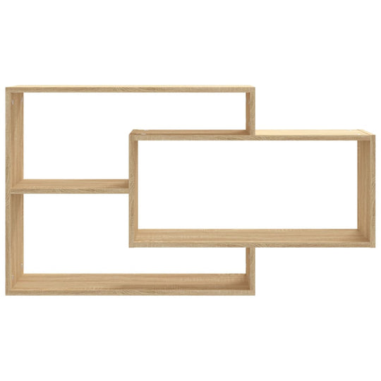 Wall Shelves Sonoma Oak 104x20x58.5 cm Engineered Wood