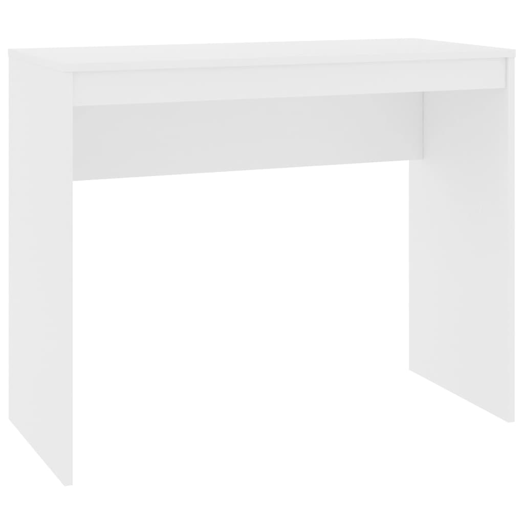 Desk White 90x40x72 cm Engineered Wood