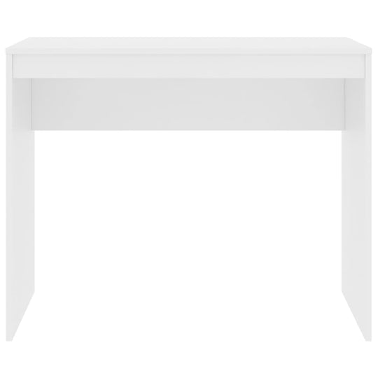 Desk White 90x40x72 cm Engineered Wood