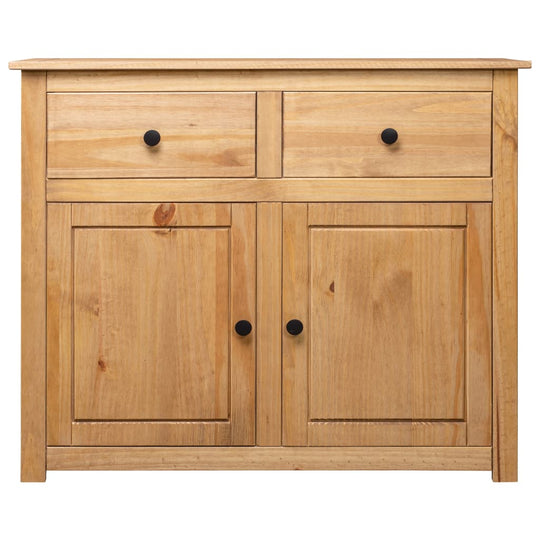 Sideboard 93X40X80 Cm Solid Pinewood Panama Range