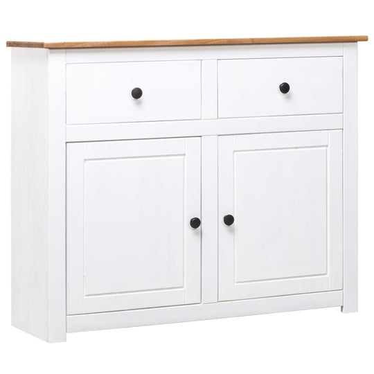 Sideboard 93X40X80 Cm Solid Pinewood Panama Range