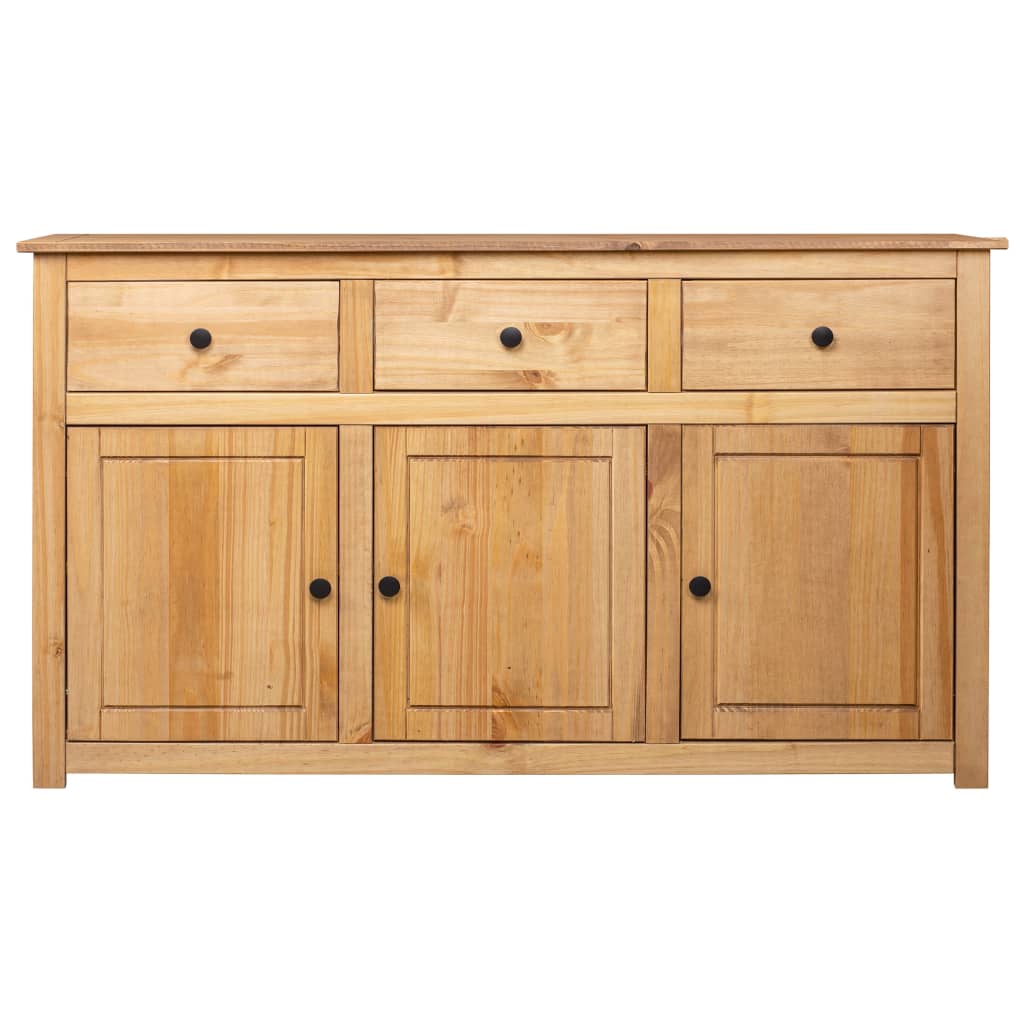 Sideboard 135X40X80 Cm Solid Pinewood Panama Range