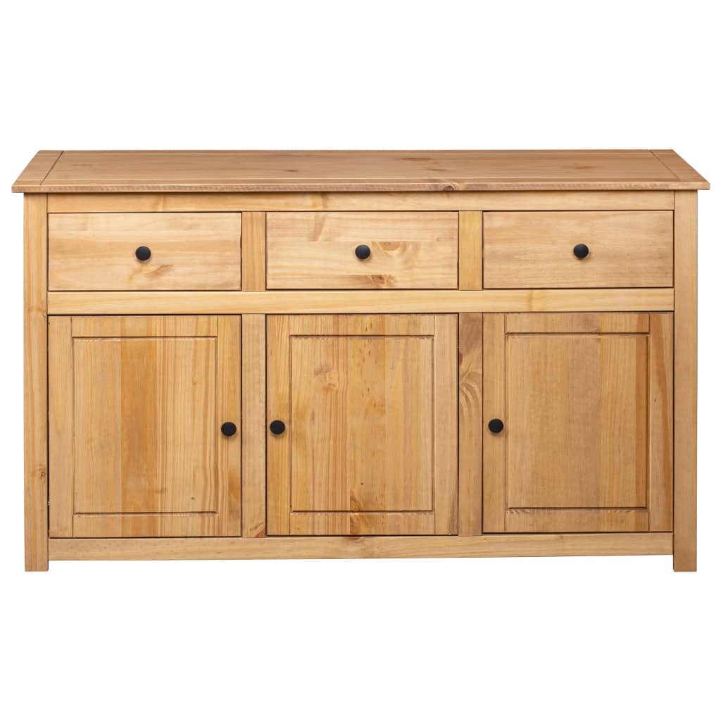 Sideboard 135X40X80 Cm Solid Pinewood Panama Range