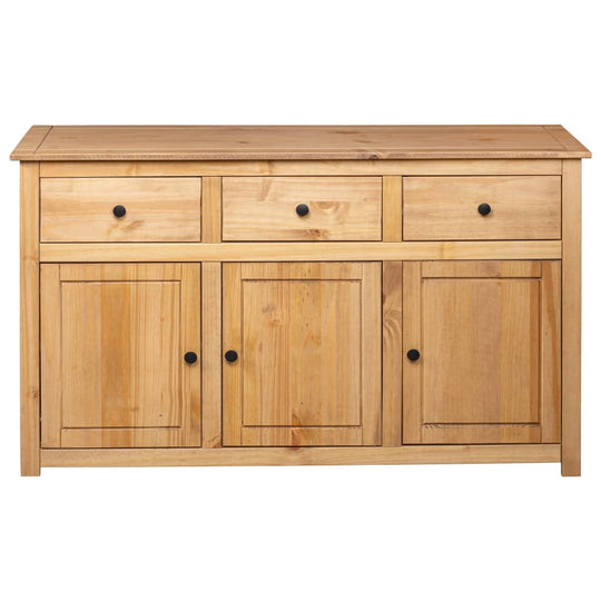 Sideboard 135X40X80 Cm Solid Pinewood Panama Range