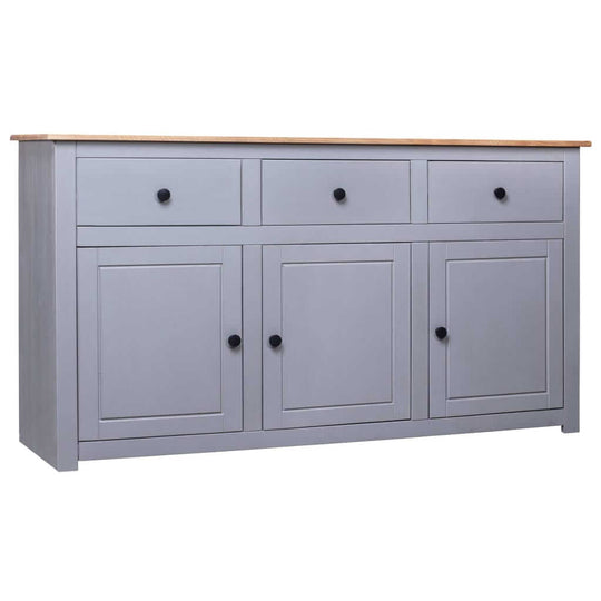 Sideboard 135X40X80 Cm Solid Pinewood Panama Range