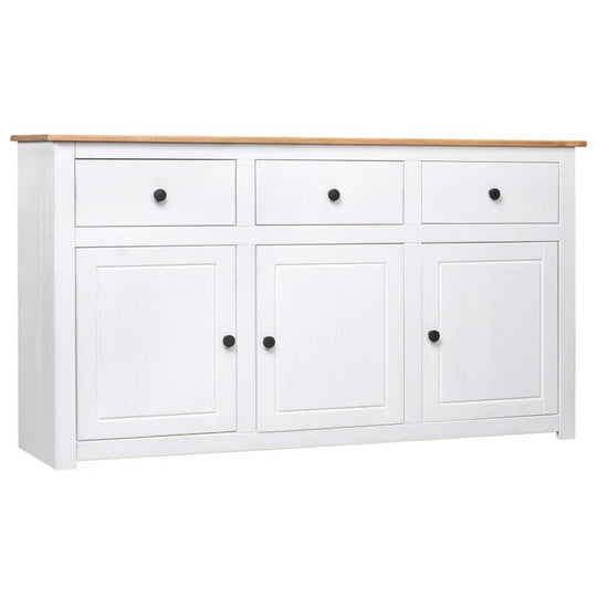 Sideboard 135X40X80 Cm Solid Pinewood Panama Range