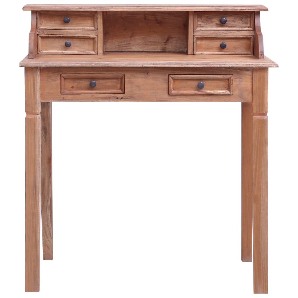 Writing Desk with Drawers 90x50x101 cm Solid Reclaimed Wood