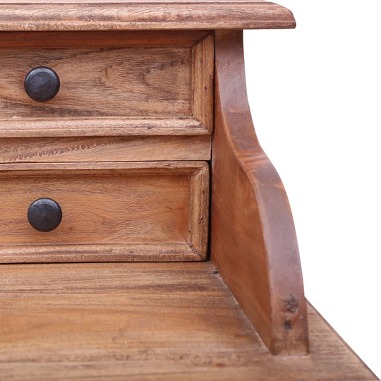 Writing Desk with Drawers 90x50x101 cm Solid Reclaimed Wood