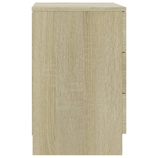 Bedside Cabinets 2 pcs Sonoma Oak 38x35x56 cm Engineered Wood