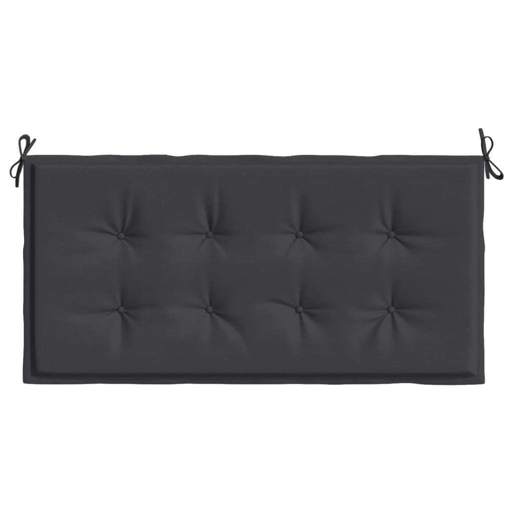 Garden Bench Cushion Black 120x50x3 cm Oxford Fabric