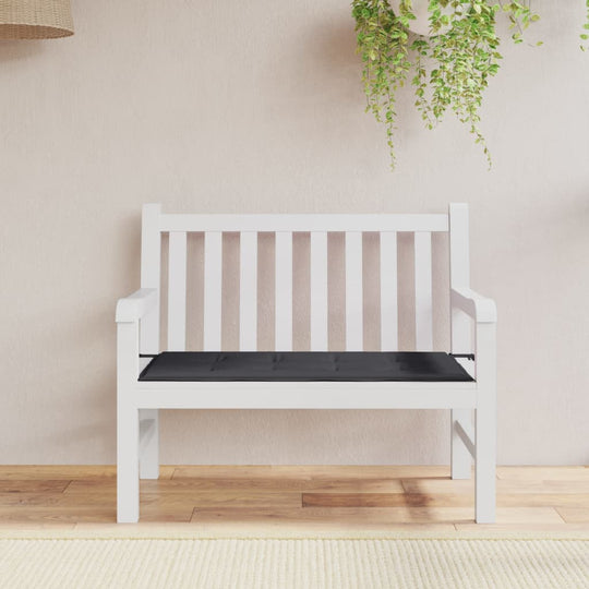 Garden Bench Cushion Black 120x50x3 cm Oxford Fabric