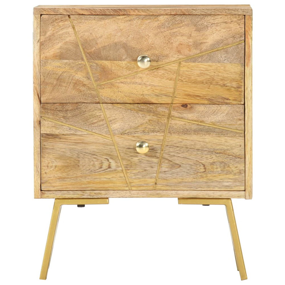 Bedside Cabinet 40x30x50 cm Solid Mango Wood