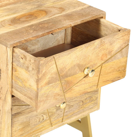 Bedside Cabinet 40x30x50 cm Solid Mango Wood