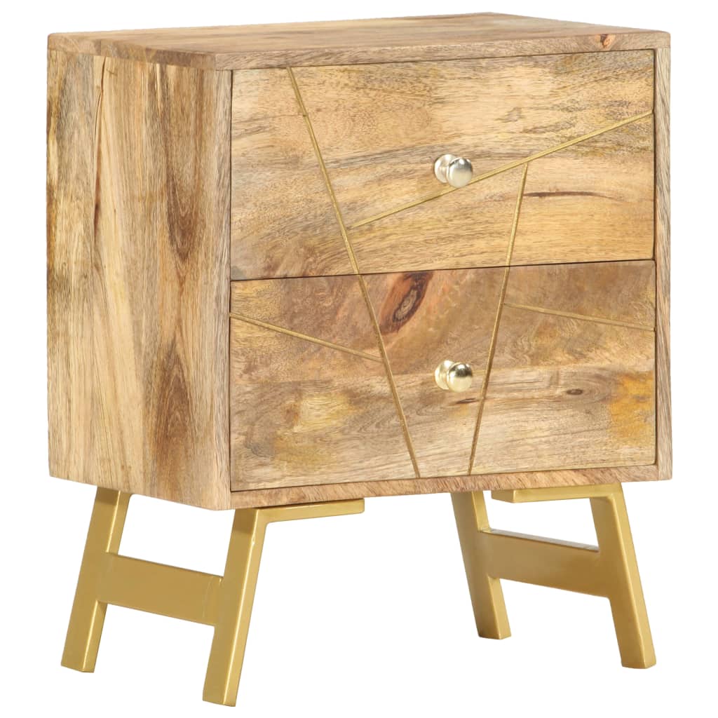 Bedside Cabinet 40x30x50 cm Solid Mango Wood