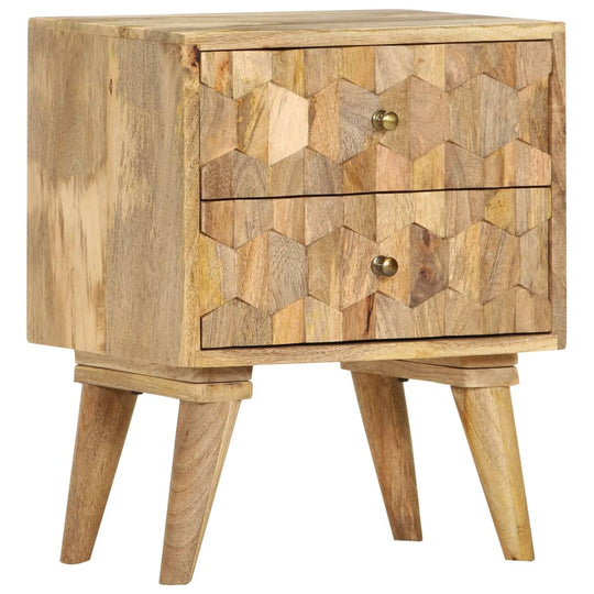 Bedside Cabinet 40x30x50 cm Solid Mango Wood