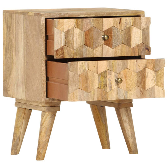 Bedside Cabinet 40x30x50 cm Solid Mango Wood