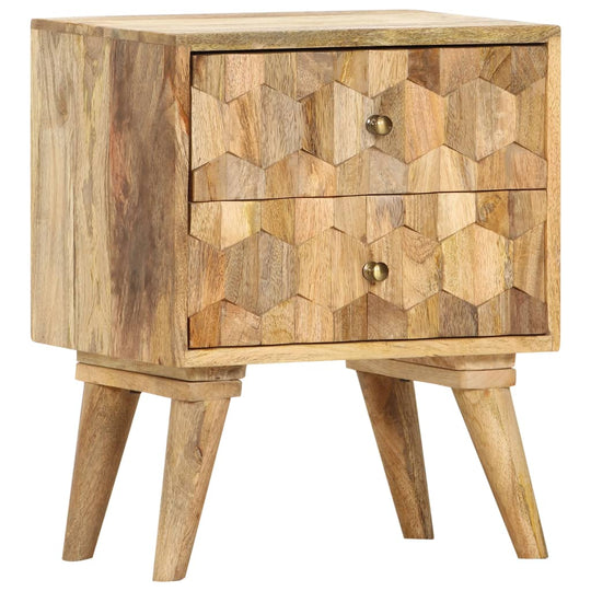 Bedside Cabinet 40x30x50 cm Solid Mango Wood