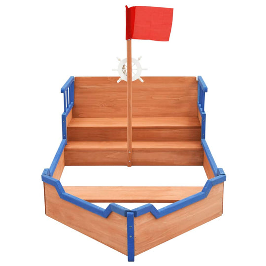 feed-cond-new, feed-sl-vidaXL Freight Payable, Multicolour, new, Outdoor Play Equipment, parcel, Sandboxes, Toys & Games, Toys & Games > Outdoor Play Equipment > Sandboxes, vidaXLSandbox Pirate Ship Firwood 190X94.5X101 Cm - Premium Sandboxes from vidaXL - Just $252! Shop Online Buy Now at S & D's Value Store Family Business Best Customer Service