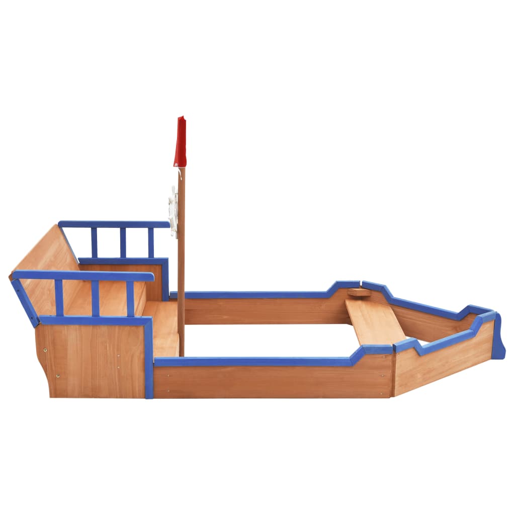 feed-cond-new, feed-sl-vidaXL Freight Payable, Multicolour, new, Outdoor Play Equipment, parcel, Sandboxes, Toys & Games, Toys & Games > Outdoor Play Equipment > Sandboxes, vidaXLSandbox Pirate Ship Firwood 190X94.5X101 Cm - Premium Sandboxes from vidaXL - Just $252! Shop Online Buy Now at S & D's Value Store Family Business Best Customer Service