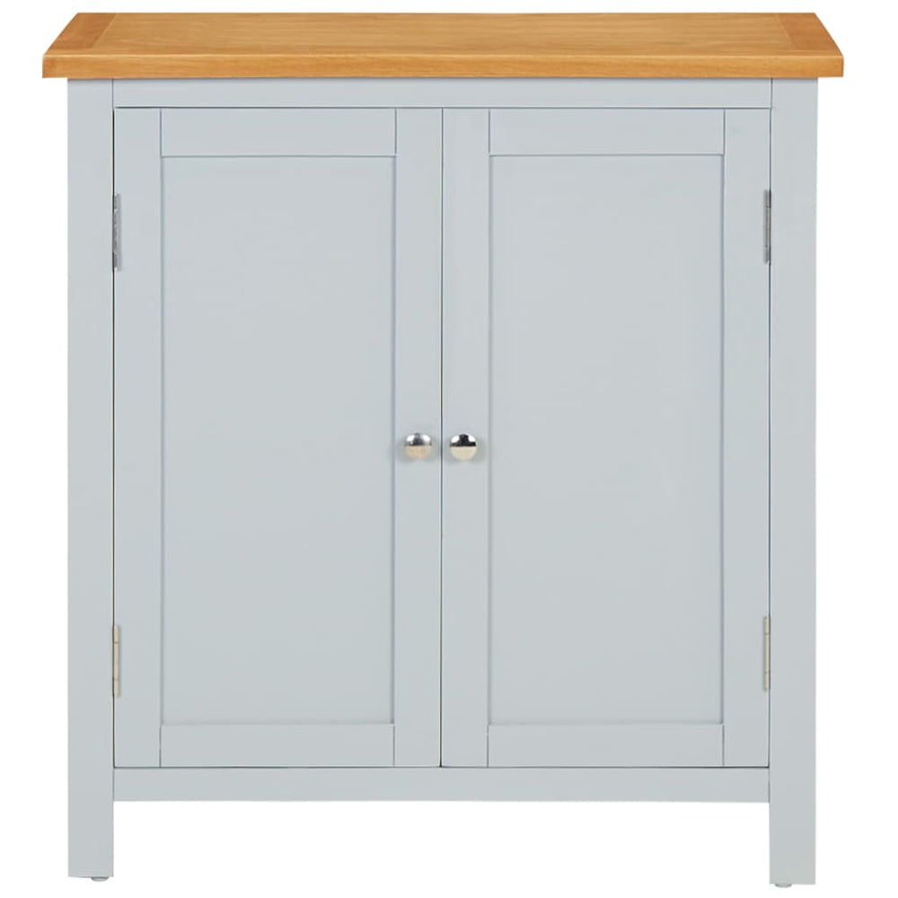 Cupboard 70X35X75 Cm Solid Oak Wood