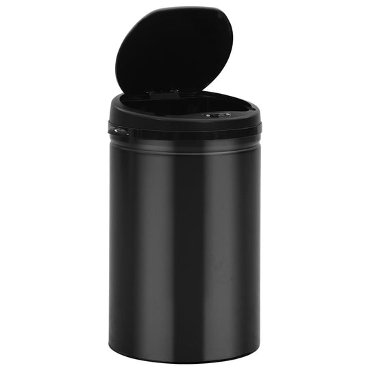 Automatic Sensor Dustbin 30 L Carbon Steel Black