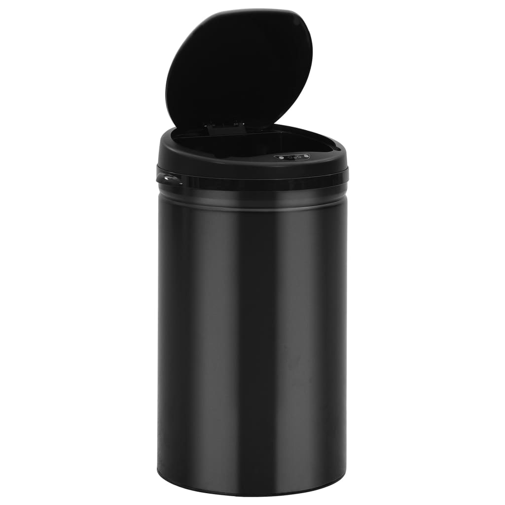 Automatic Sensor Dustbin 40 L Carbon Steel Black