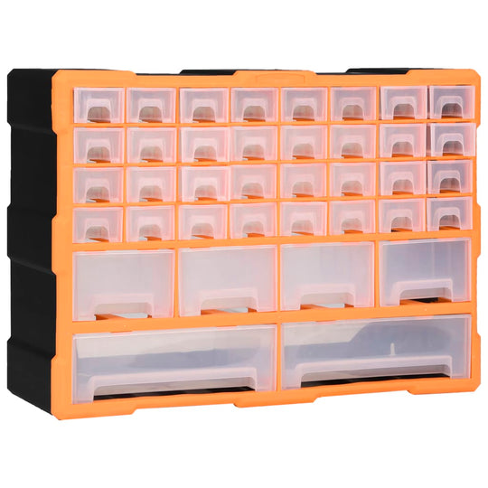 Multi-drawer Organiser with 38 Drawers 52x16x37.5 cm