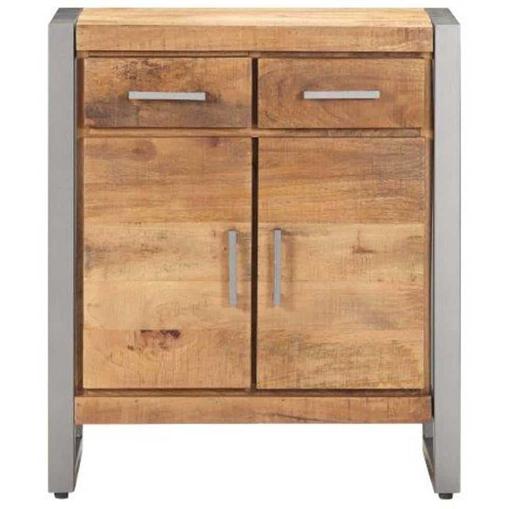 Sideboard 60X35X72 Cm Rough Mango Wood