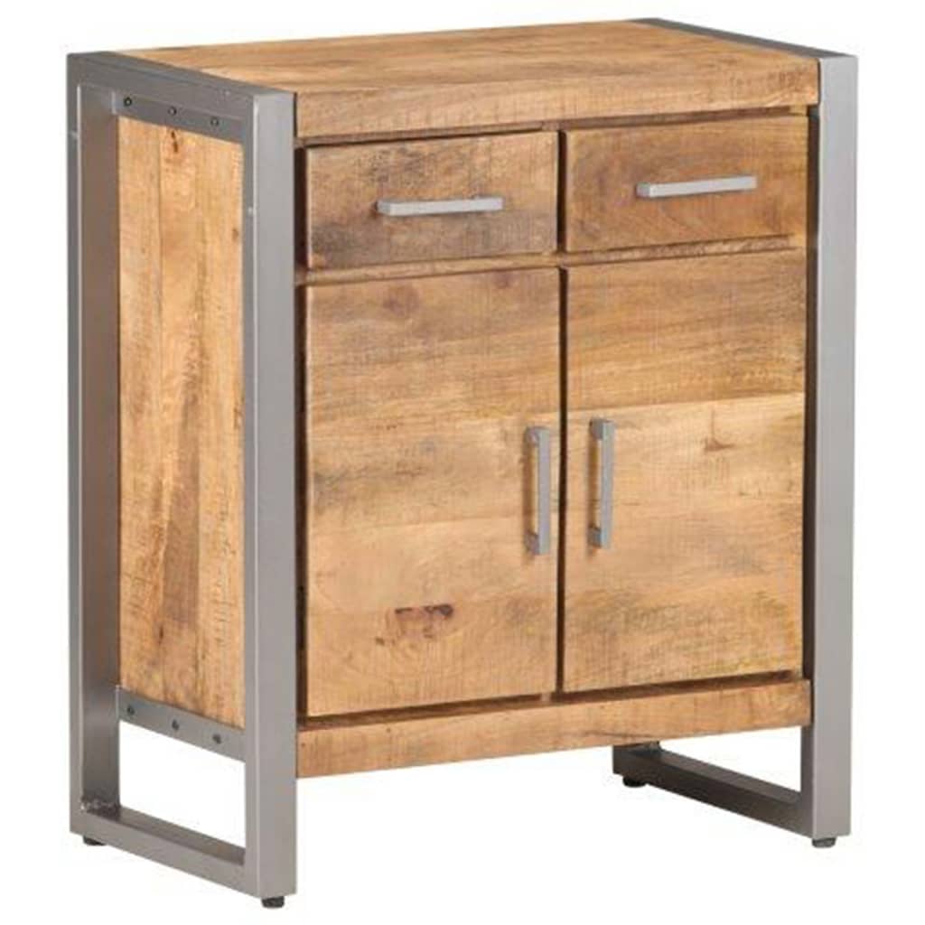 Sideboard 60X35X72 Cm Rough Mango Wood