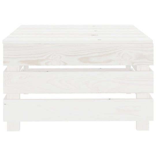 Garden Pallet Table White Wood