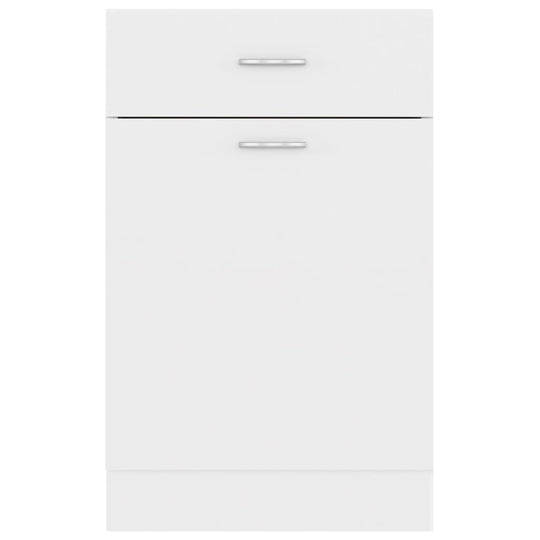 Drawer Bottom Cabinet White 50x46x81.5 cm Engineered Wood