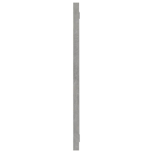 Bathroom Mirror Concrete Grey 90x1.5x37 cm Engineered Wood