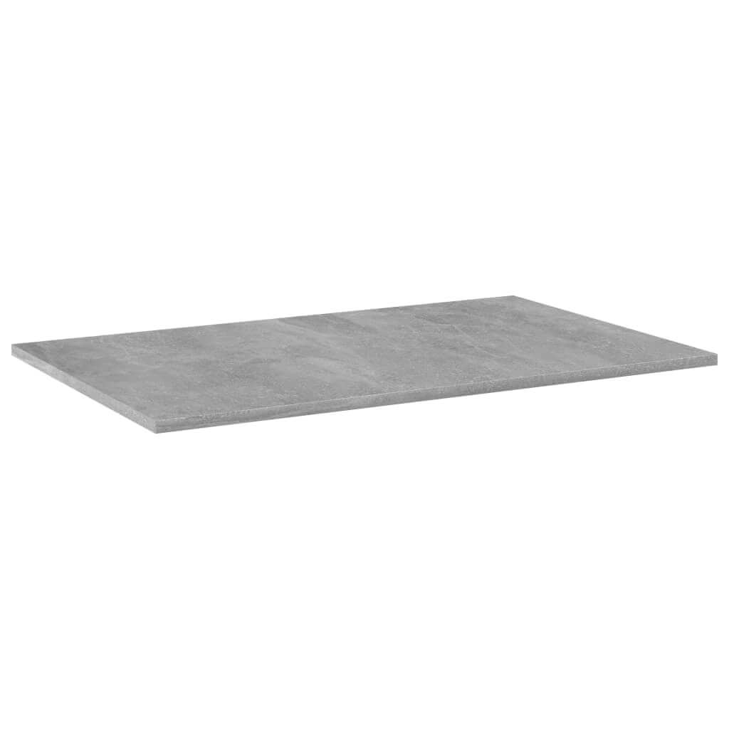 Bookshelf Boards 4 pcs Concrete Grey 80x50x1.5 cm Engineered Wood