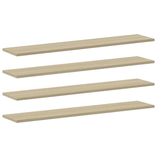 Bookshelf Boards 8 pcs Sonoma Oak 100x20x1.5 cm Engineered Wood