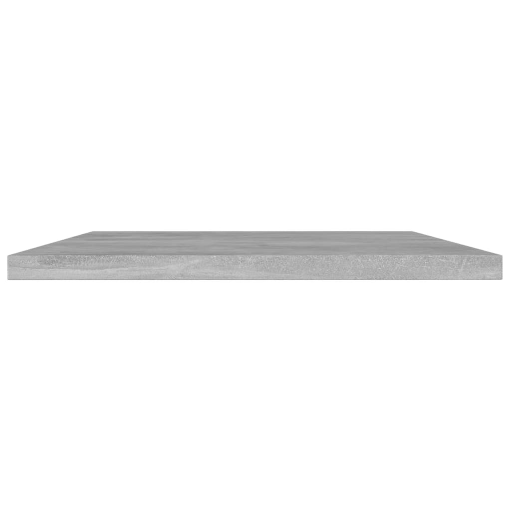 Bookshelf Boards 8 pcs Concrete Grey 100x20x1.5 cm Engineered Wood