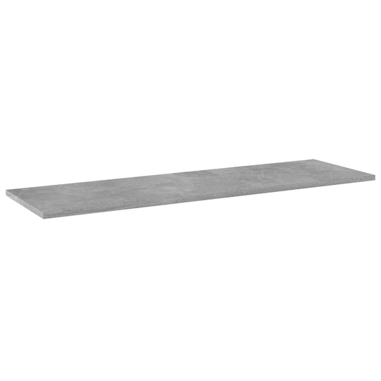 Bookshelf Boards 8 pcs Concrete Grey 100x30x1.5 cm Engineered Wood