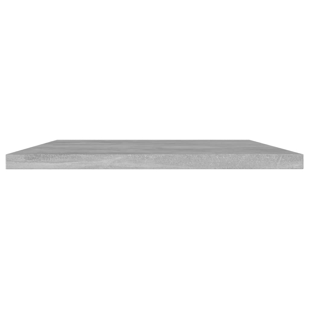 Bookshelf Boards 8 pcs Concrete Grey 100x30x1.5 cm Engineered Wood