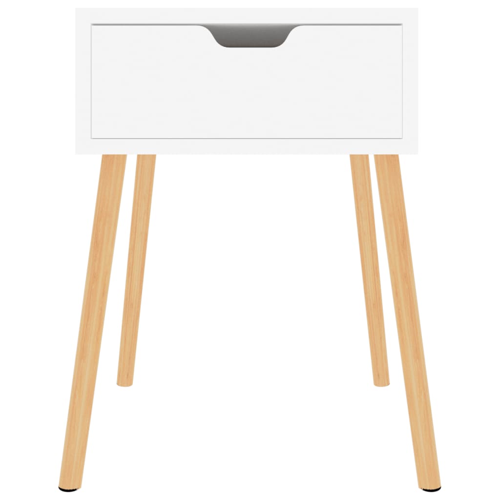 Bedside Cabinets 2 pcs White 40x40x56 cm Engineered Wood