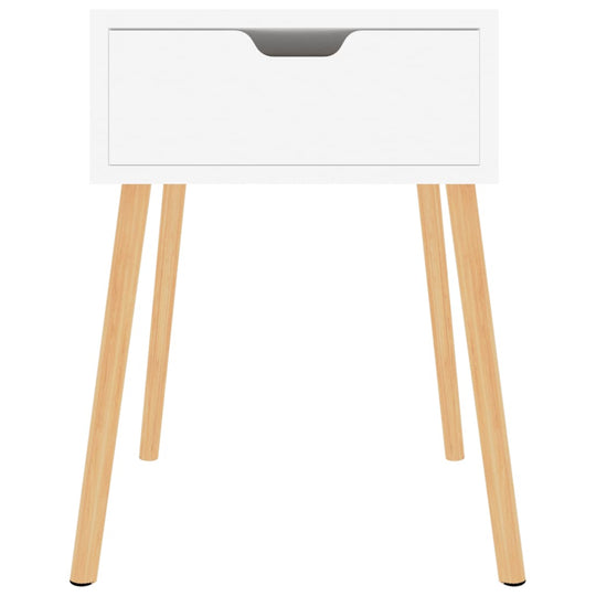 Bedside Cabinets 2 pcs White 40x40x56 cm Engineered Wood