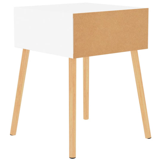 Bedside Cabinets 2 pcs White 40x40x56 cm Engineered Wood