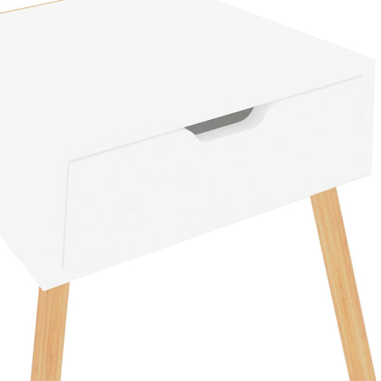 Bedside Cabinets 2 pcs White 40x40x56 cm Engineered Wood