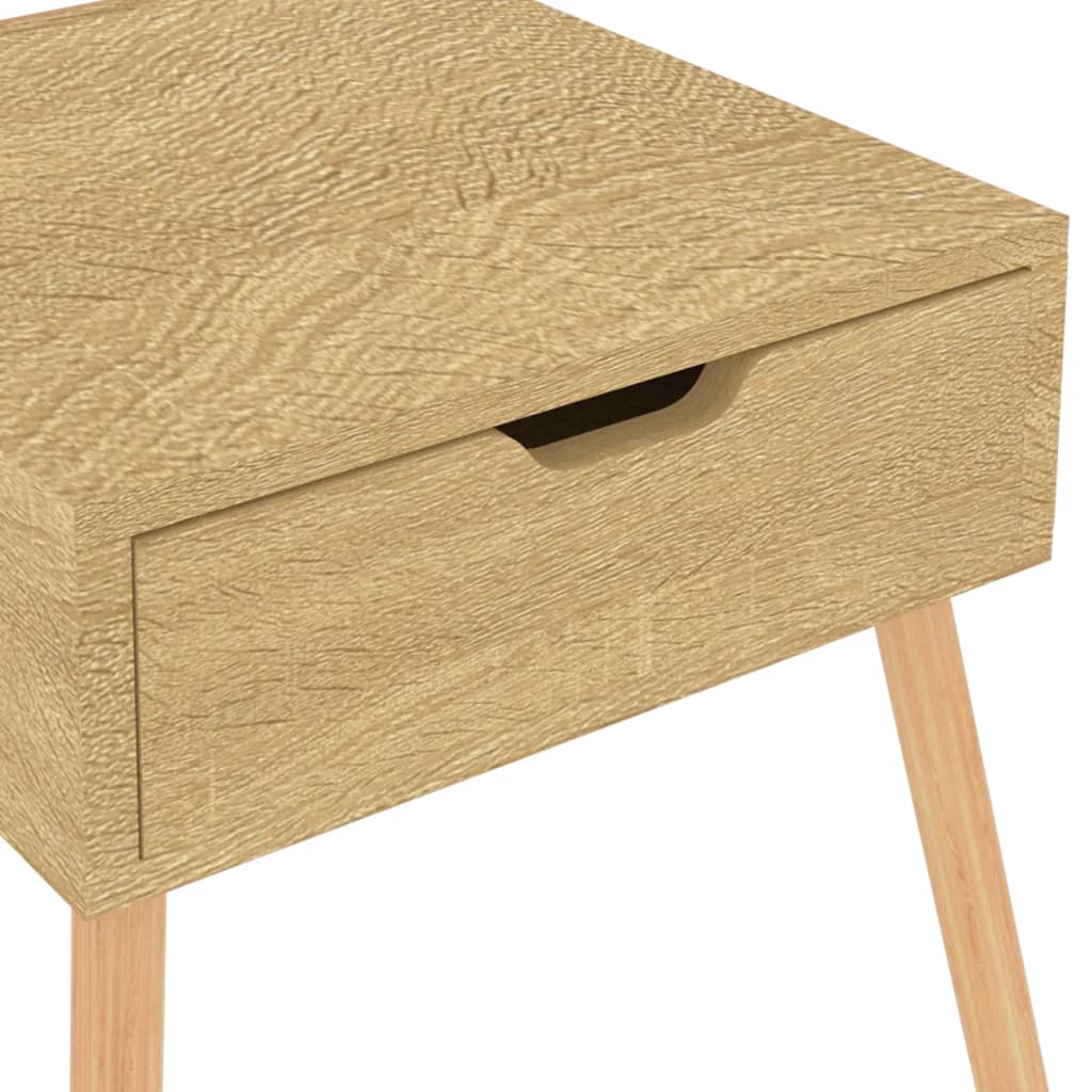 Affordable quality bedside cabinet in sonoma oak with drawer for organized storage, made of durable engineered wood, perfect for modern decor