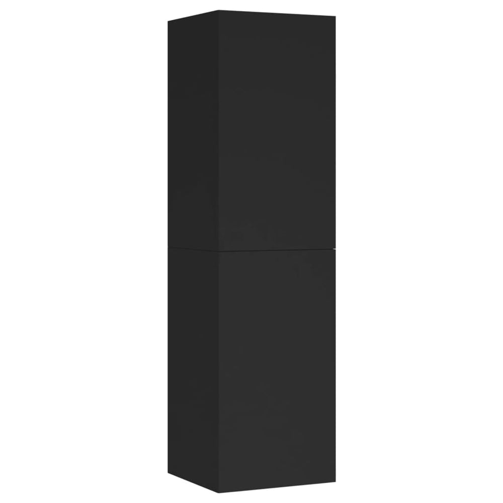 TV Cabinet Black 30.5x30x110 cm Engineered Wood