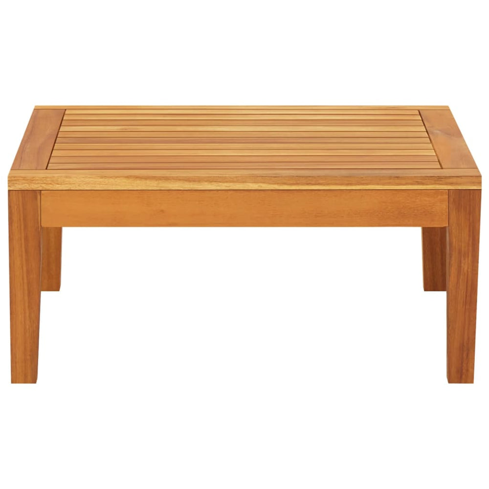 Garden Table 64x64x29 cm Solid Acacia Wood