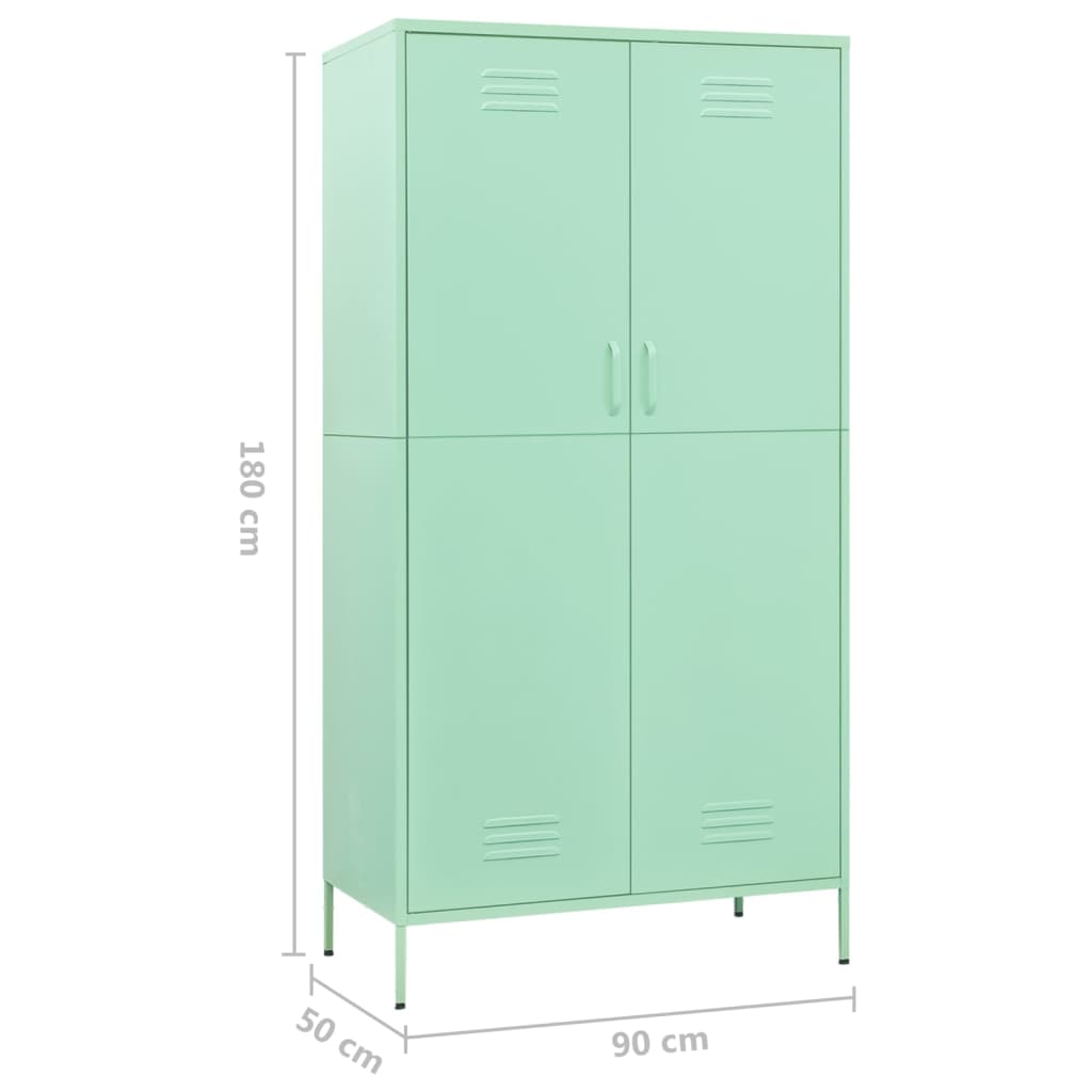 Wardrobe Mint 90x50x180 cm Steel