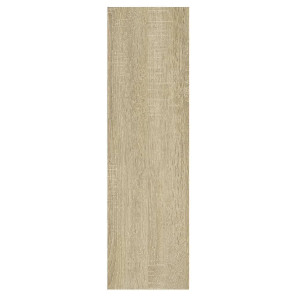 Wall Shelf Sonoma Oak 75x16x55 cm Engineered Wood