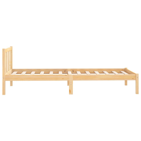 Bed Frame without Mattress Solid Wood 90x190 cm