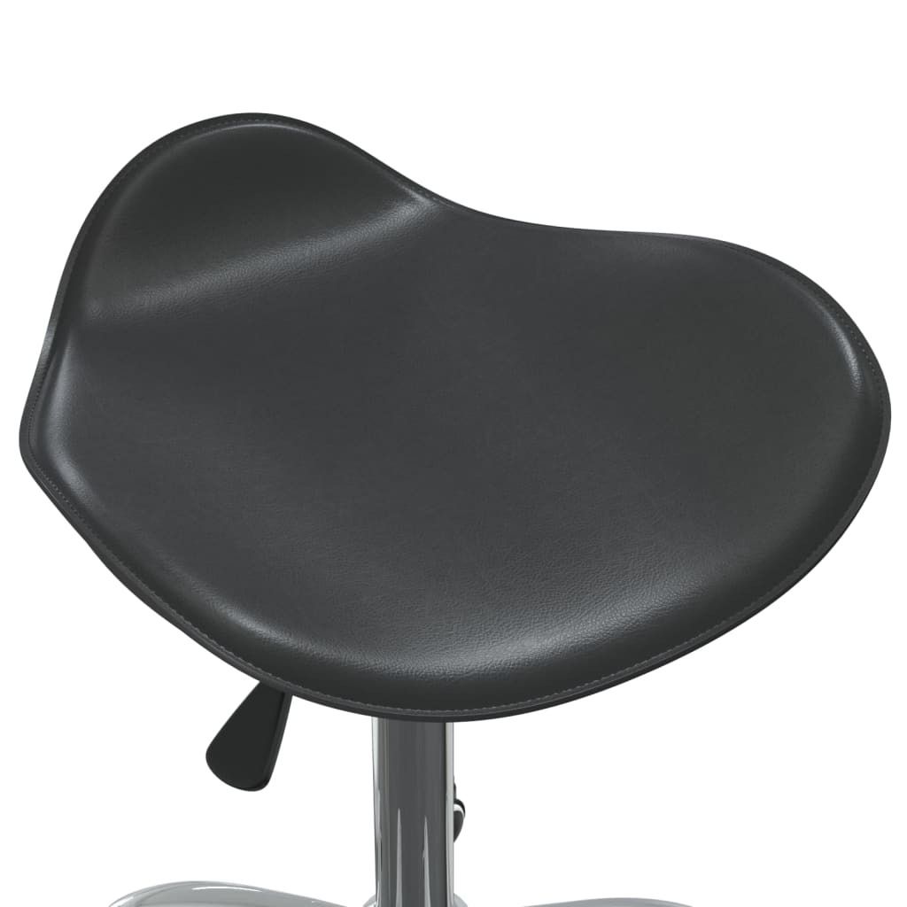 Office Chair Black Faux Leather