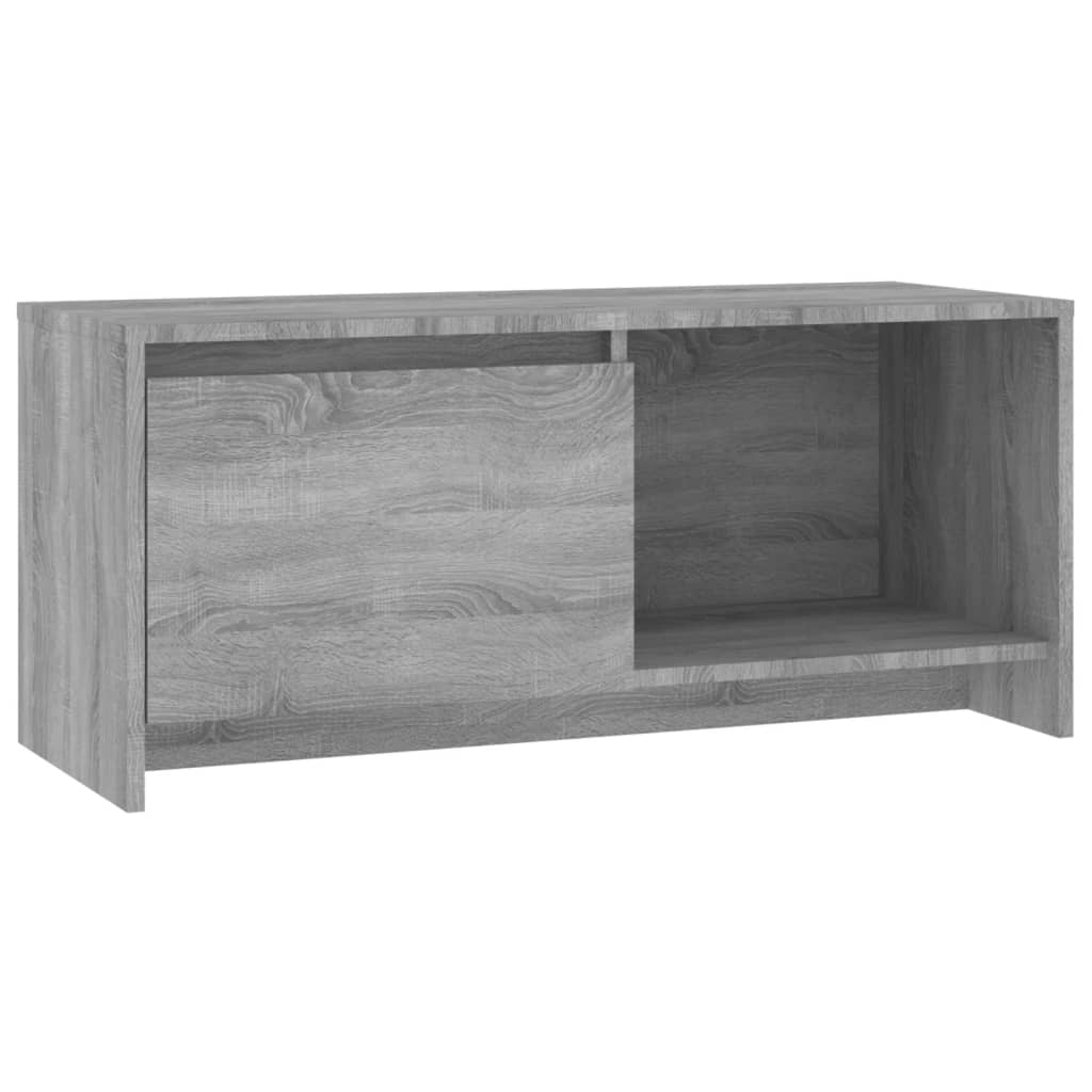 TV Cabinet Grey Sonoma 90x35x40 cm Engineered Wood